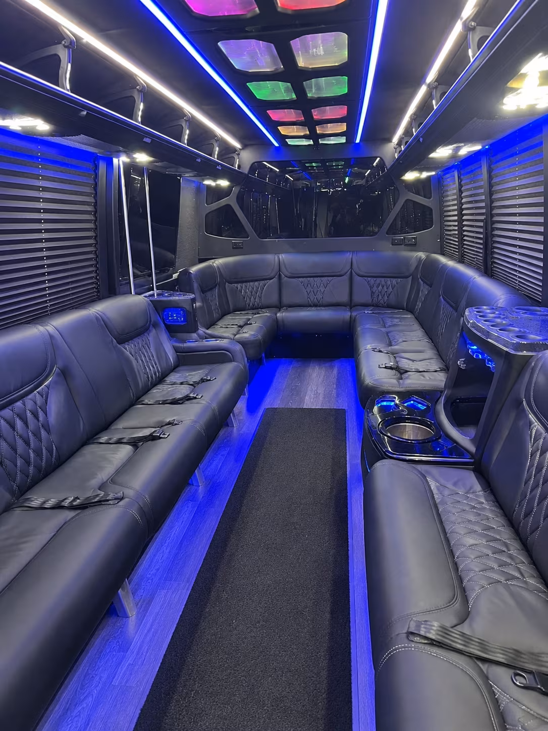 party buses with onboard bars for bachelorette wine tours from parma